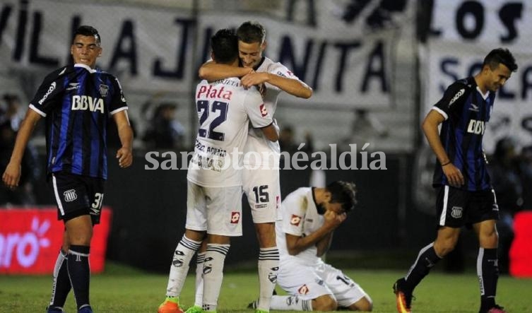 Quilmes ganó y sueña con la permanencia. (Foto: TyC Sports)