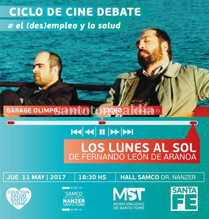 Finaliza el ciclo de Cine Debate en el hall del Hospital SAMCo