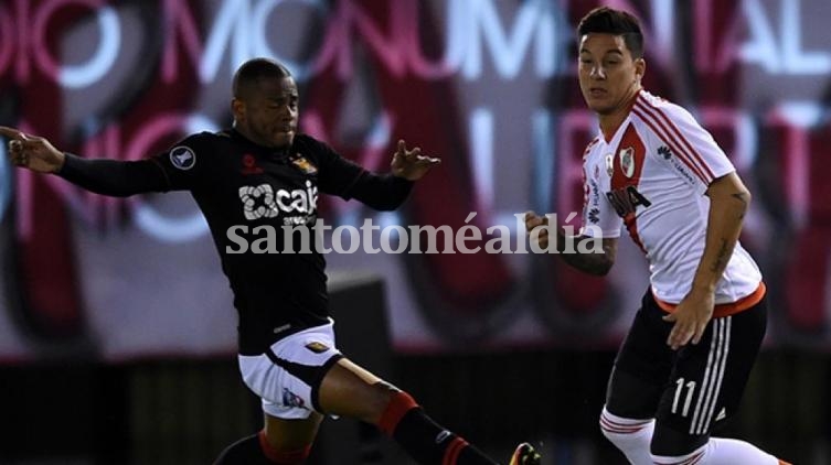 River visita a Melgar en Perú. (Foto: TyC Sports)