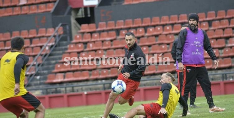 Pereyra entrenó con normalidad. (Foto: Prensa Colón)