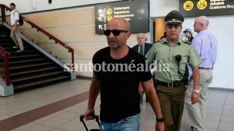 Sampaoli arribó al país