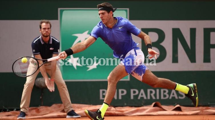 Del Potro arrancó con el pie derecho en Roland Garros