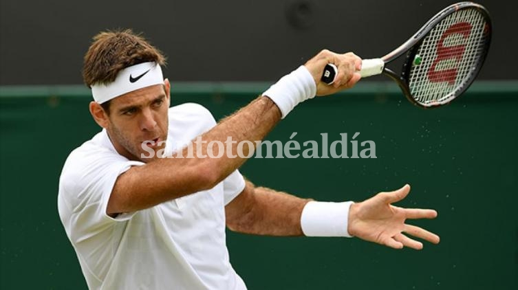 Del Potro dio el primer paso en Wimbledon