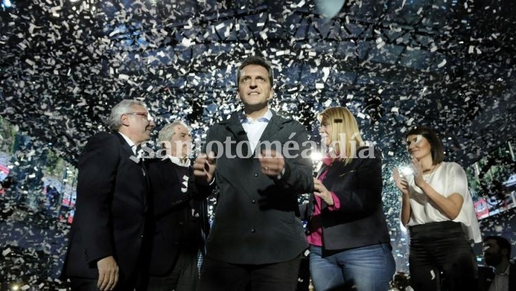 Massa hizo su lanzamiento electoral.