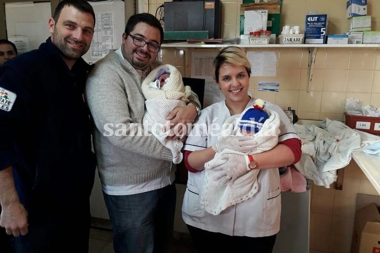 Nacieron mellizos en el Hospital SAMCo 