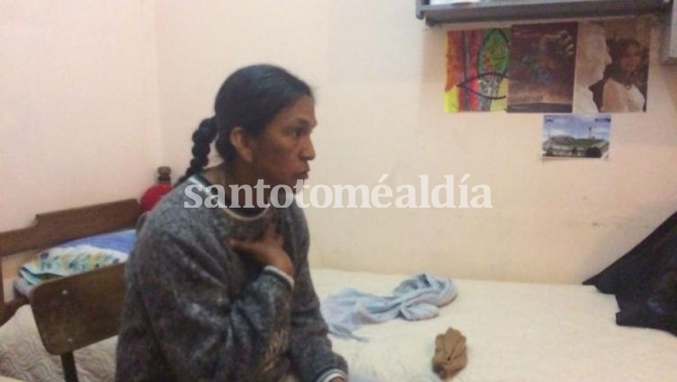 Milagro Sala en su prisión del Alto Comedero, en una foto cedida por por la Comisión Interamericana de Derechos Humanos. 