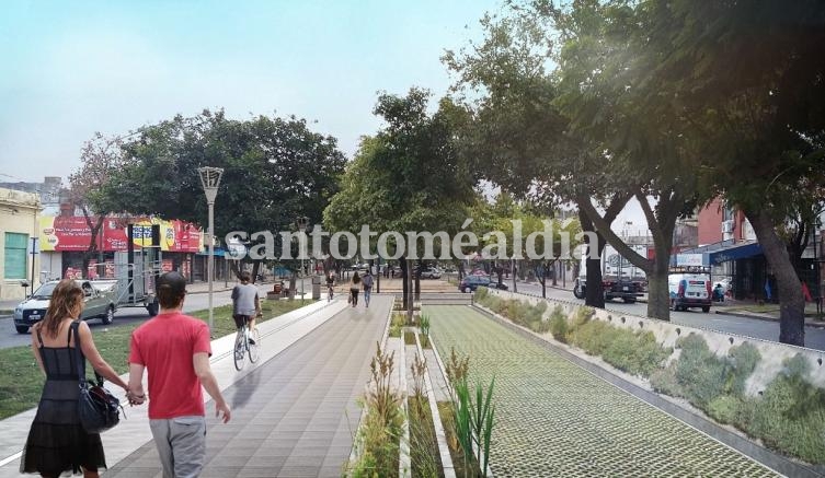 Santa Fe: Corral presentó el proyecto de modernización de Avenida Freyre