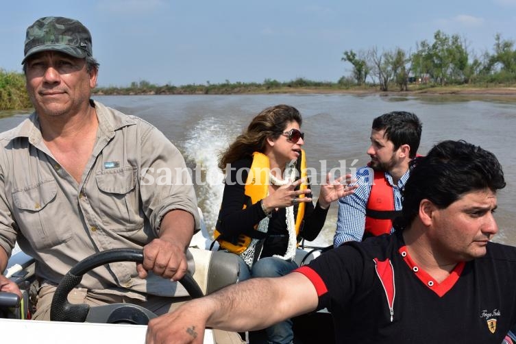 Solano y Garibaldi se reunieron con integrantes del Club de Caza y Pesca