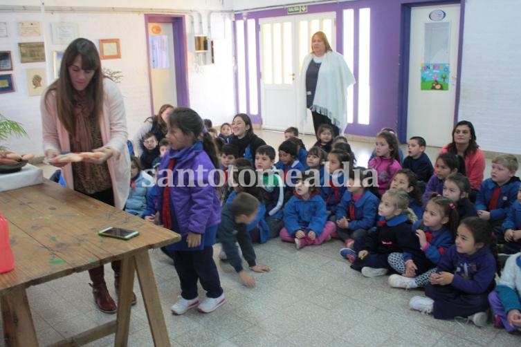 Alumnos del Jardín Municipal participaron de una jornada sobre higiene