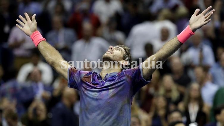 Del Potro logró un trifunfo gigante ante Federer