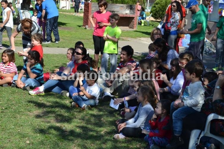 Grandes y chicos disftrutaron en las instalaciones del Club La Quinta.