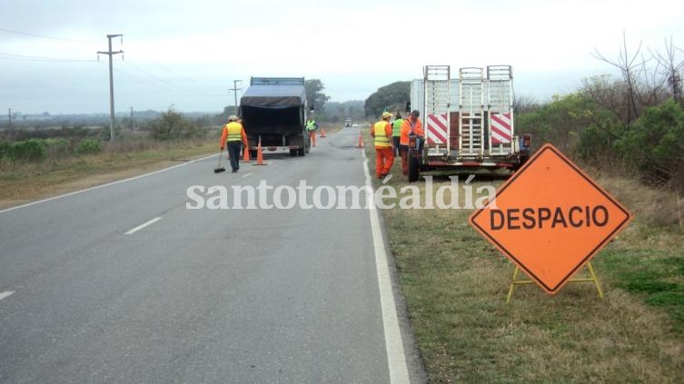 Avanza la repavimentación de la Ruta 6