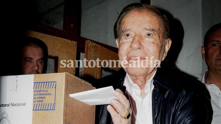 Carlos Menem fue segundo en La Rioja y será senador