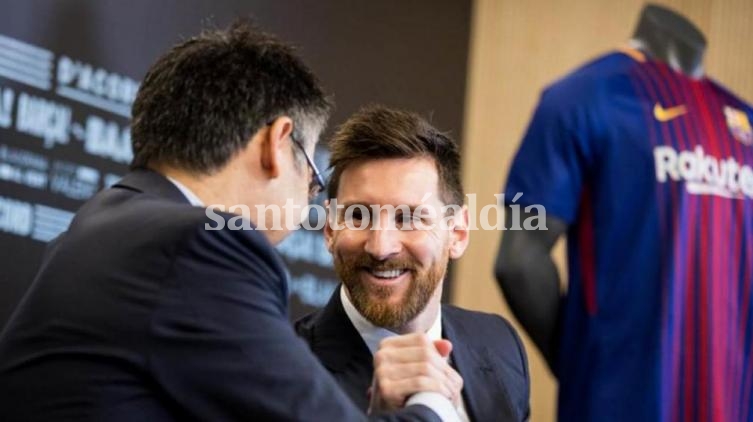 Messi renovó con Barcelona hasta 2021