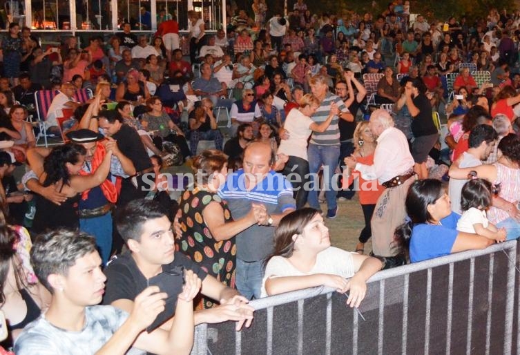 El público disfrutó de las tres jornadas del festival. (Foto: Municipalidad de Santo Tomé)