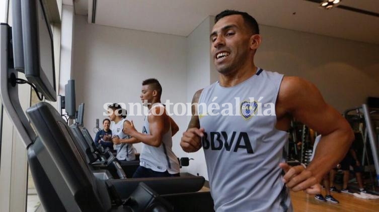 Tevez ya trabaja con Boca