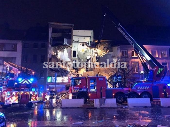 Explosión en un edificio en Bélgica