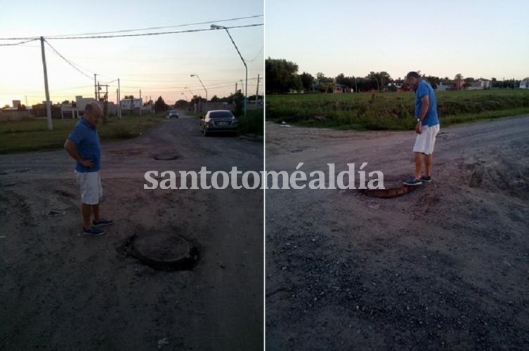 Las bocas de tormenta en Salta y Frutos, un riesgo latente