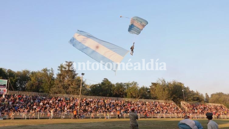 El acto en el Campo de la Gloria. (Foto: Secretaría de Comunicación Social)