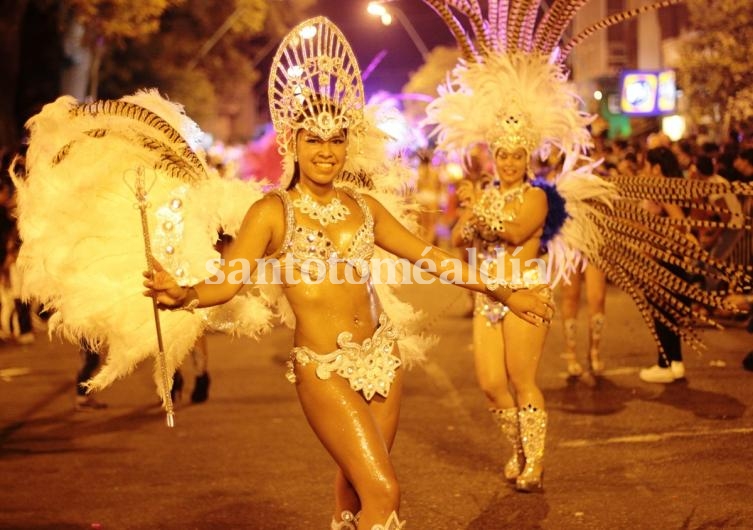 Los carnavales santotomesinos 2018. (Foto: Municipalidad de Santo Tomé)