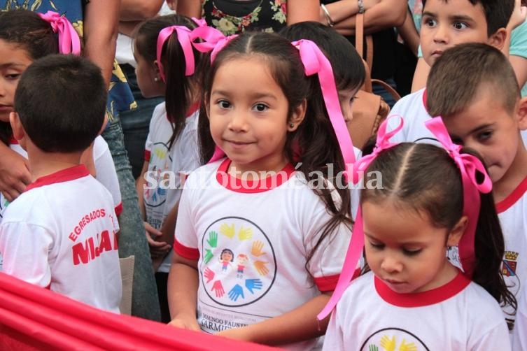 Comenzó el ciclo lectivo 2018 en el Jardín Municipal. (Foto: Municipalidad de Santo Tomé)