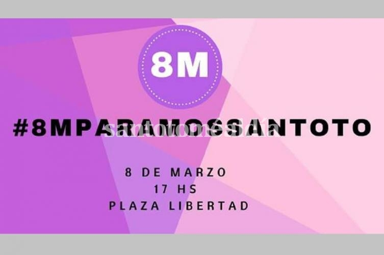 #8M: Movilización y paro de mujeres en Santo Tomé