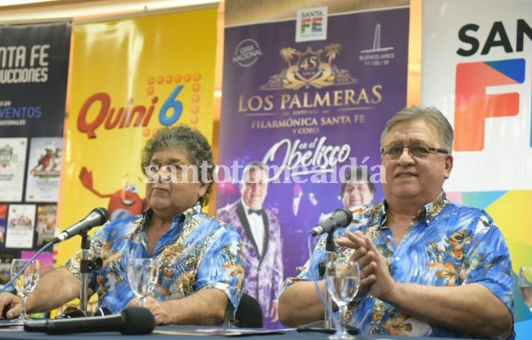 Los Palmeras y la Filarmónica tocarán en el Obelisco