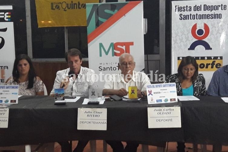 Presentaron la 21ra. Fiesta del Deporte Santotomesino