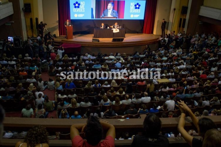 Rafael Correa visitó Santa Fe.