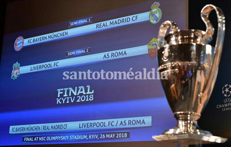 Se sortearon las semifinales de la Champions League