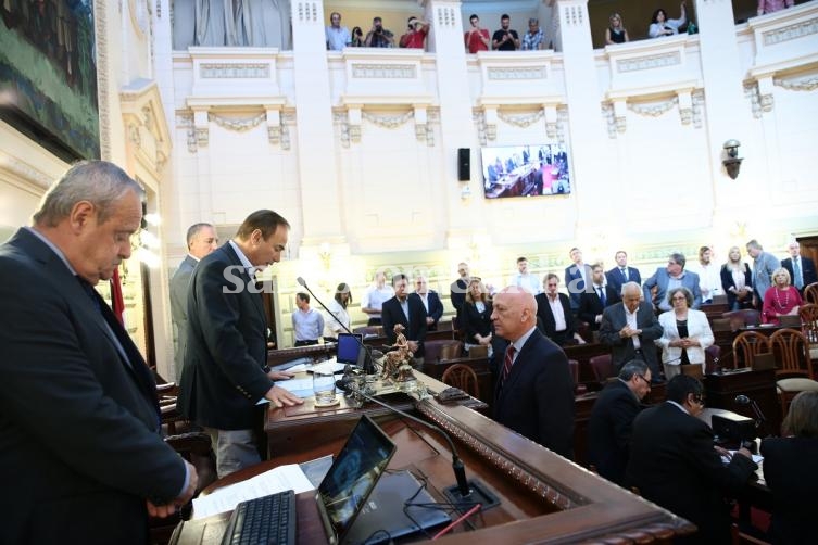 Bonfatti fue reelecto como presidente de la Cámara de Diputados