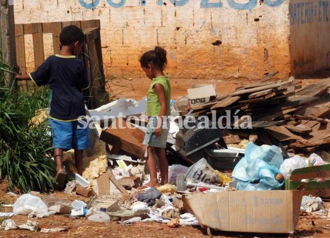 La pobreza infantil creció durante 2017