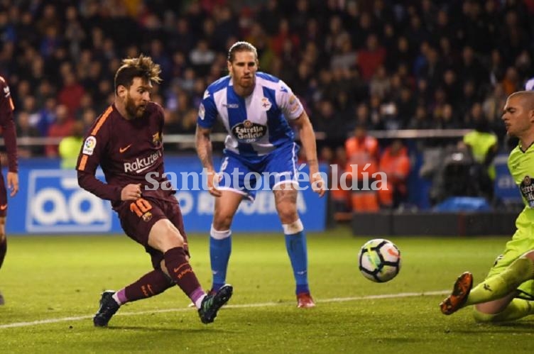 Triplete de Messi y Barcelona campeón