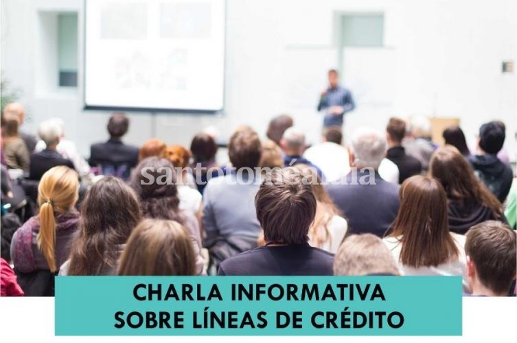 Charla informativa sobre líneas de crédito para comercios