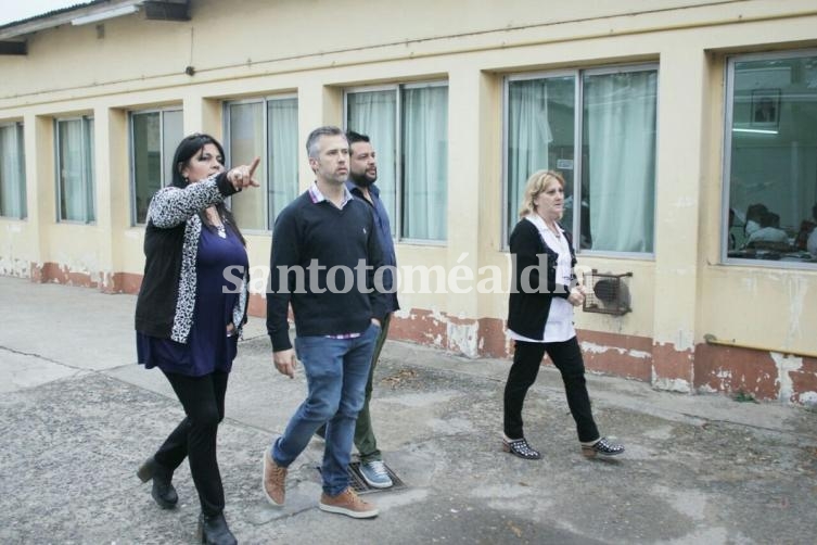 Leandro Busatto visitó la escuela 