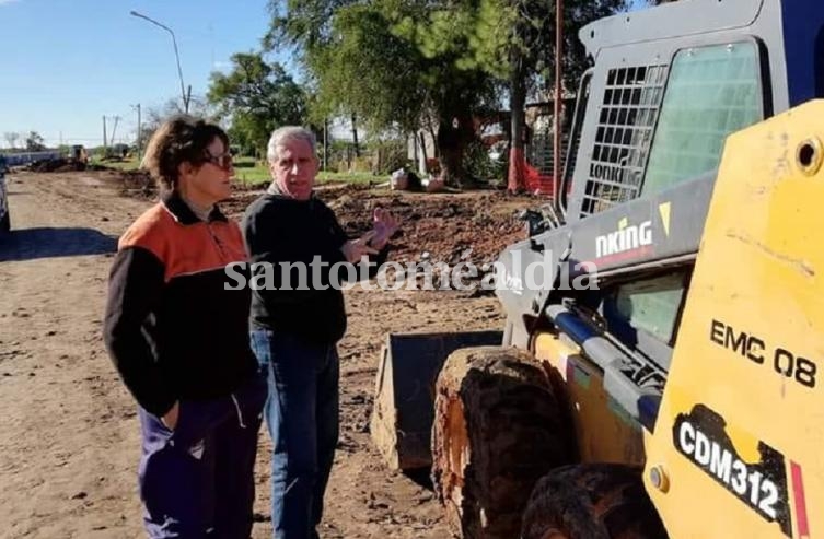 Avanzan las obras de infraestructura en la vecinal Villa Libertad