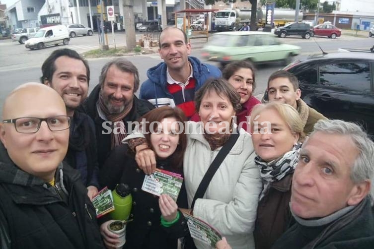 Weiss Ackerley, Mity Reutemann y Fernando Alí recorrieron la zona de Avenida Luján y Ruta 19.