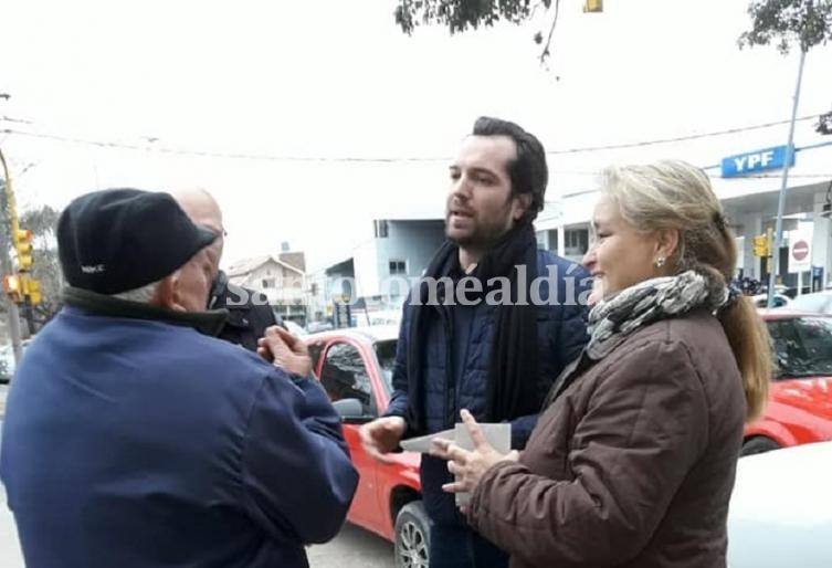 Weiss Ackerley dialogó con vecinos y comerciantes de la zona.