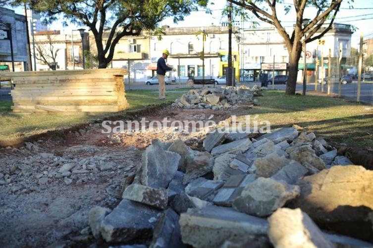 Comenzó la remodelación de Avenida Freyre