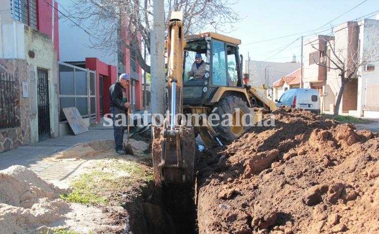 Corte de tránsito por trabajos de reemplazo de la cañería cloacal