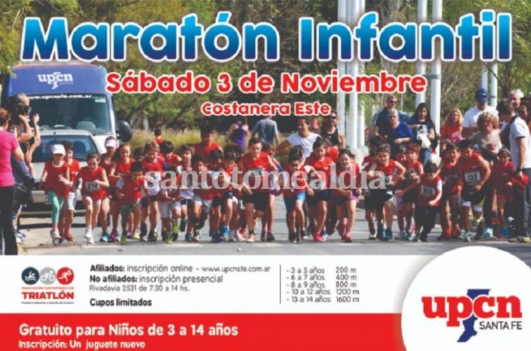 Se viene la maratón infantil de UPCN