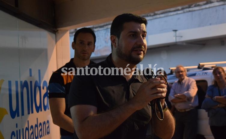 Marcos Cleri encabezó la inauguración del local de Unidad Ciudadana en Santo Tomé