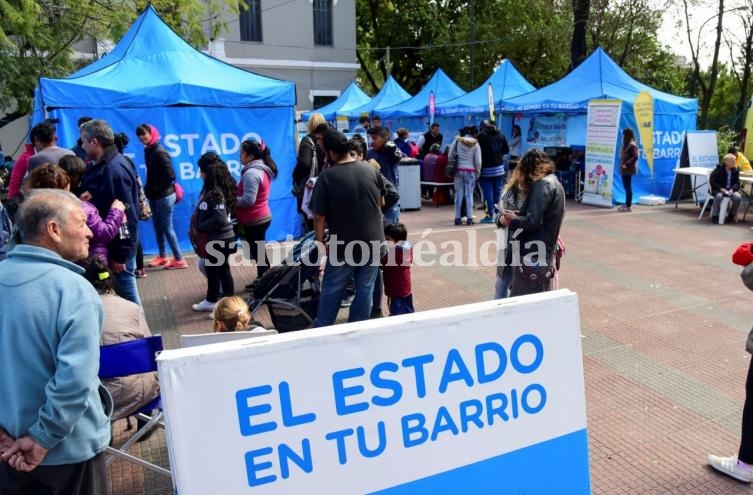 Vuelve el “El Estado en tu Barrio” a Santo Tomé