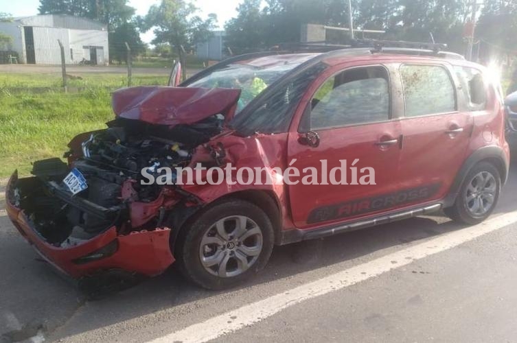 Chocaron contra un caballo en la Autovía 19