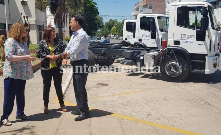 El Municipio adquirió tres camiones 0 kilómetro