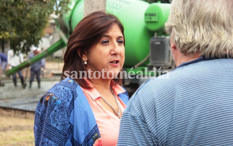 Qüesta se refirió al impacto de las lluvias en Santo Tomé y la región