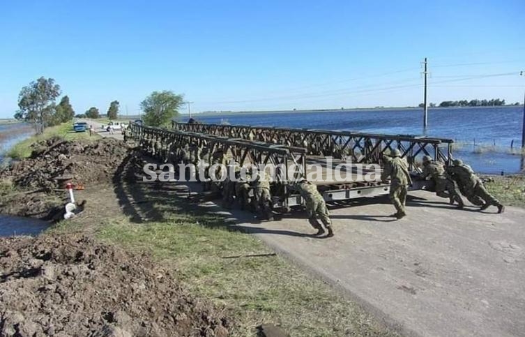 Se demora el puente Bailey para la Ruta 1