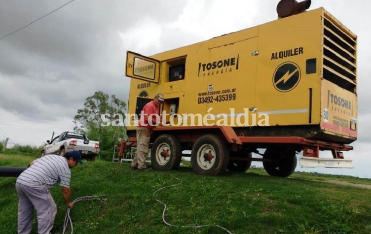 Refuerzan la capacidad de bombeo en el reservorio 3