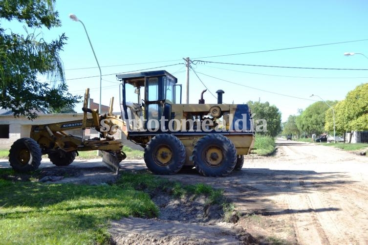 Continúan los trabajos de reacondicionamiento de calles