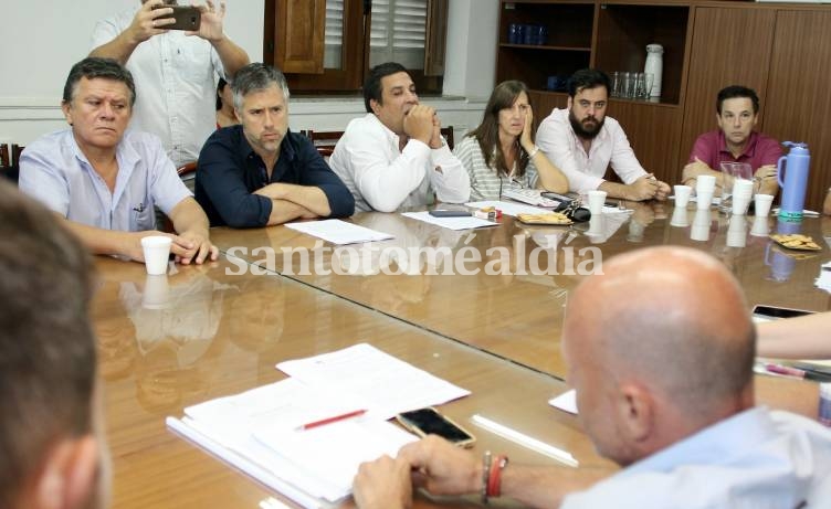 Busatto se reunió con tenedores de créditos hipotecarios